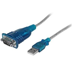 Startech USB To RS232 DB9 Serial ADAPTER- M/M- 40CM- 3YR