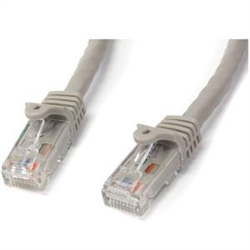 Startech CAT6 ETHERNET Cable 5M GREY 650MHZ 100W SNAGLESS Patch Cord LTW
