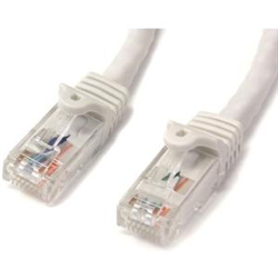 Startech 2M CAT6 ETHERNET Cable White 650MHZ 100W SNAGLESS Patch CORD- LTW
