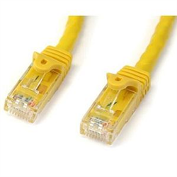 Startech 2M CAT6 ETHERNET Cable Yellow 650MHZ 100W SNAGLESS Patch CORD- LTW