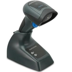 Datalogic QuickScan Mobile QM2430 Black Standard Range 2D Handheld Cordless Imager USB Barcode Scanner Kit - Includes Scanner, Base & USB Cable
