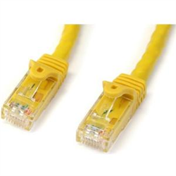 Startech 1M CAT6 ETHERNET Cable Yellow 650MHZ 100W SNAGLESS Patch CORD- LTW