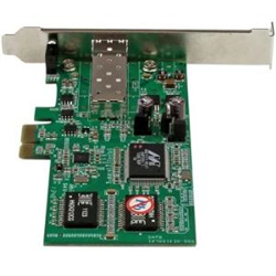 PCI Express Gigabit Ethernet Fiber Network Card w/ Open SFP - PCIe GbE SFP Network Card Adapter NIC - Fiber Optic SFP Adapter - PCI Express SFP Card - Fiber Card w/ Open SFP Slot