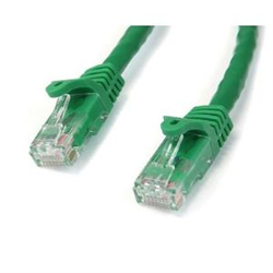 Startech 0.5M CAT6 ETHERNET Cable Green 650MHZ 100W SNAGLESS Patch CORD- LTW