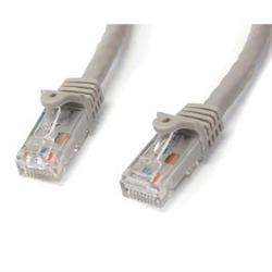 Startech CAT6 ETHERNET Cable 50CM GREY 650MHZ 100W SNAGLESS Patch Cord LTW