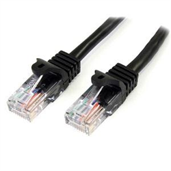 Startech 1M CAT5E SNAGLESS RJ45 UTP Patch Cable (M/M)- Black