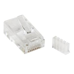 Startech Cat 6 Network Connector - Clear - CAT6 Cable - RJ45 2YR