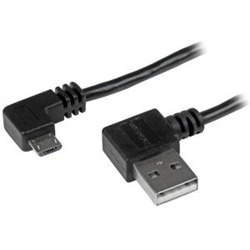Startech 1M Micro USB2.0 A To Micro USB2.0 B CABLE- M/M- Right ANGLE- LTW