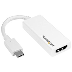 Startech USB-C (T/BOLT3) To HDMI ADAPTER- 4K- WHITE- 3YR
