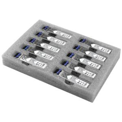 Gigabit Fiber SFP Transceiver Module - Cisco GLC-LH-SM Compatible - SM/MM LC - 10 Pack - 1000Base-LX/LH - Mini-GBIC Bulk Pack with Lifetime Warranty - Single-mode and Multi-mode