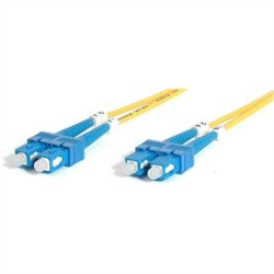 Startech 2M Fiber Optic Cable - SINGLE-MODE Duplex 9/125 LSZH - SC/SC- LTW