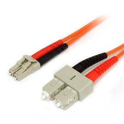 7M Fiber Optic Cable - MULTIMODE Duplex 62.5/125 LSZH - LC/SC LTW