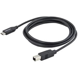 2m (6ft) USB C to USB B Cable - M/M - USB 2.0