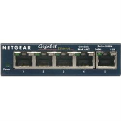 NETGEAR (GS105AU) 5-PORT UNMANAGED SWITCH- GbE(5)- LIFE WTY