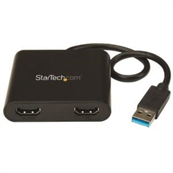 Startech USB 3.0 To Dual HDMI ADAPTER- 4K- 2YR