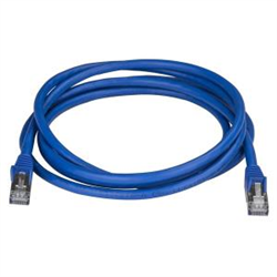 STARTECH 2M CAT6A ETHERNET CABLE - 10GbE STP SNAGLESS 100W POE BLUE LTW