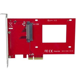 STARTECH U.2 TO PCIe ADAPTER- PCIe 3.0 x 4 TO PCIe/NVMe- FOR 2.5