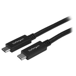 Startech 1M USB-C 3.0 CABLE- Tb 3 COMPATIBLE- BLACK- 2YR