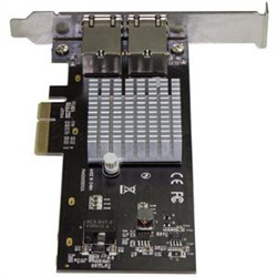 STARTECH 10G PCIe NETWORK ADAPTER- INTEL-X550AT- 10GBASE-T RJ45 (2)- 2YR
