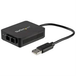 USB to Fiber Optic Converter - 100BaseFX SC - MM - Windows / Mac / Linux - USB to Ethernet Adapter - USB Network Adapter