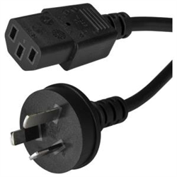 Startech 2M 6 Ft Power Supply Cord - AS/NZS 3112 To C13 LTW