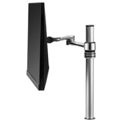 525mm long pole with 422mm articulated arm Black