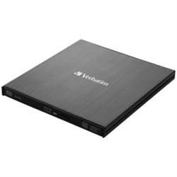Verbatim External Slimline Mobile BLU-RAY Writer USB 3.0 BLK (AU)