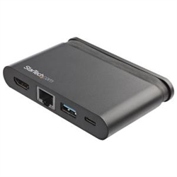 Startech USB-C (T/BOLT3) MULTIPORT ADAPTER- 4K- HDMI- USB- RJ45- Single DISPLAY- 92W- 3YR