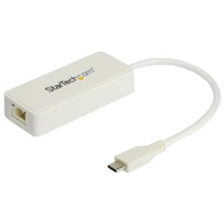 USB-C Ethernet Adapter with Extra USB Port - USB 3.1 Type-C Gen 1 LAN Dongle (US1GC301AUW)
