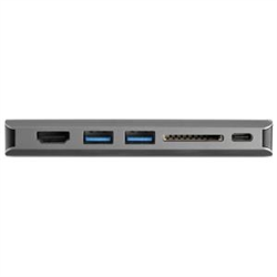 Startech USB-C MULTIPORT ADAPTER- 4K- HDMI- VGA- USB(3)- GBE- SD- Single DISPLAY- 85W- 3YR