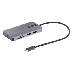 Startech USB-C MULTIPORT ADAPTER- 4K Dual HDMI- 5GBPS USB HUB- 100W Pd 3 Yr
