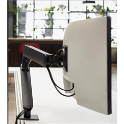 Atdec Ora Dynamic Monitor Arm Complete w/F Clamp- white
