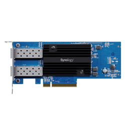 Synology E25G30-F2 Dual-port 25GbE SFP28 add-in card for Synology systems  PCIe 3.0 x8  5-year warranty