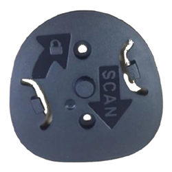 Zebra Bracket Locking Mount in Midnight Black for DS9308