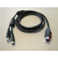 Cable Printer 24V PUSB To HOSIDEN & USB B 1M BLK