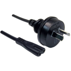 Cable Power Cord FIGURE-OF-8 2M BLK ANZ