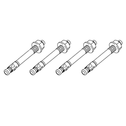 Ergotron Hardware 4 Stud Anchors
