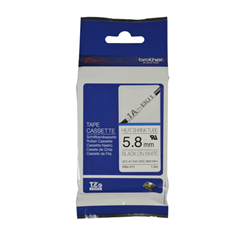 Brother Heat Shrink Tube 5.8MM Black On White