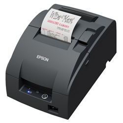 EPSON TM-U220IIB Impact Dot Matrix Printer, with Auto-Cutter. Multi-Font, ePOS, Ethernet, Dark Grey, Power Supply Included (Requires CAIEC)