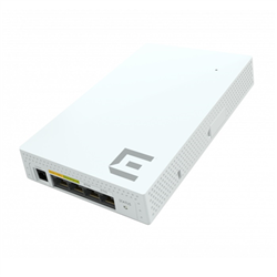 Extreme Networks AP302W-WR Indoor WiFi 6 Access Point w/Wallplate. 2x2 radios with dual 5GHz and 4 GE Ethernet ports with PoE Out. Internal Antennas.
