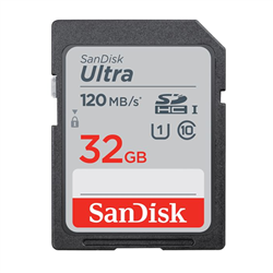 SanDisk Ultra SDHC- SDUN4 32GB- C10- UHS-I- 120MB/s R- 4x6- 10Y