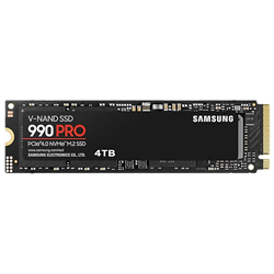 SAMSUNG (990 PRO) 4TB- M.2 INTERNAL NVMe PCIe4 SSD- 7450R/6900W MB/s- 5YR WTY