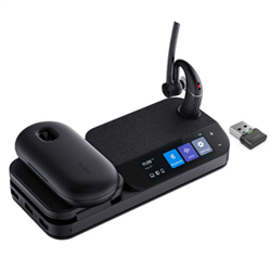 Yealink BH71 Workstation Pro Bluetooth Wireless Mono Headset- Mobile/PC/Deskphone-Office Worker-4-Mic Noise Cancellation 10H Talk Time
