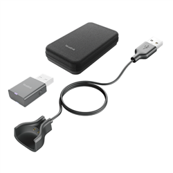 Yealink Portable Accessory Kit for WH63/67- Carry Case- Charging Cable- WDD60 DECT Dongle- Make DECT Headset Your Hybrid Work Booster