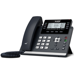 Yealink (SIP-T43U) 12 Line IP Phone With HANDSET- 3.7