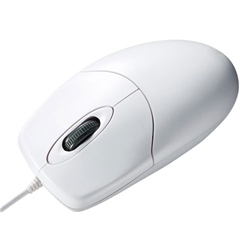 Element Medical Grade Washable Mouse ECT408-WH Scroll Wheel with USB/IP68 in White