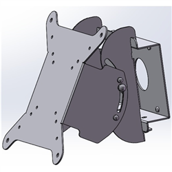 Element Kiosk TILTABLE Plate BLK For SSK-E22