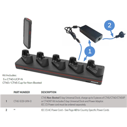 Honeywell MULTIDOCK Char 5-BAY CT47/CT45/XP N/BOOT