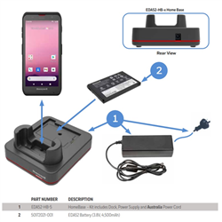 Honeywell Dock Charge Kit 1-BAY EDA52