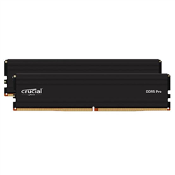 Crucial Pro 16GB (1x16GB) DDR5 UDIMM 5600MHz CL46 Black Heat Spreader Support Intel XMP AMD Ryzen for Desktop PC Gaming Memory